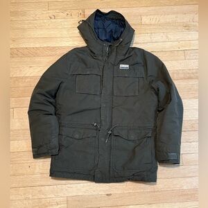 Hollister Men's Army Green Jacket (Sz M)